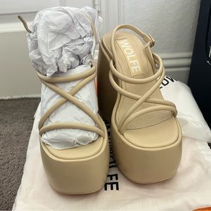 NAKED WOLFE WEDGE SANDAL